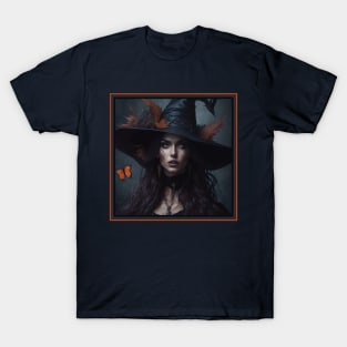 Halloween Beautiful Witch Women T-Shirt